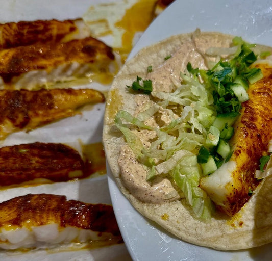 Spice Roasted Fish Tacos