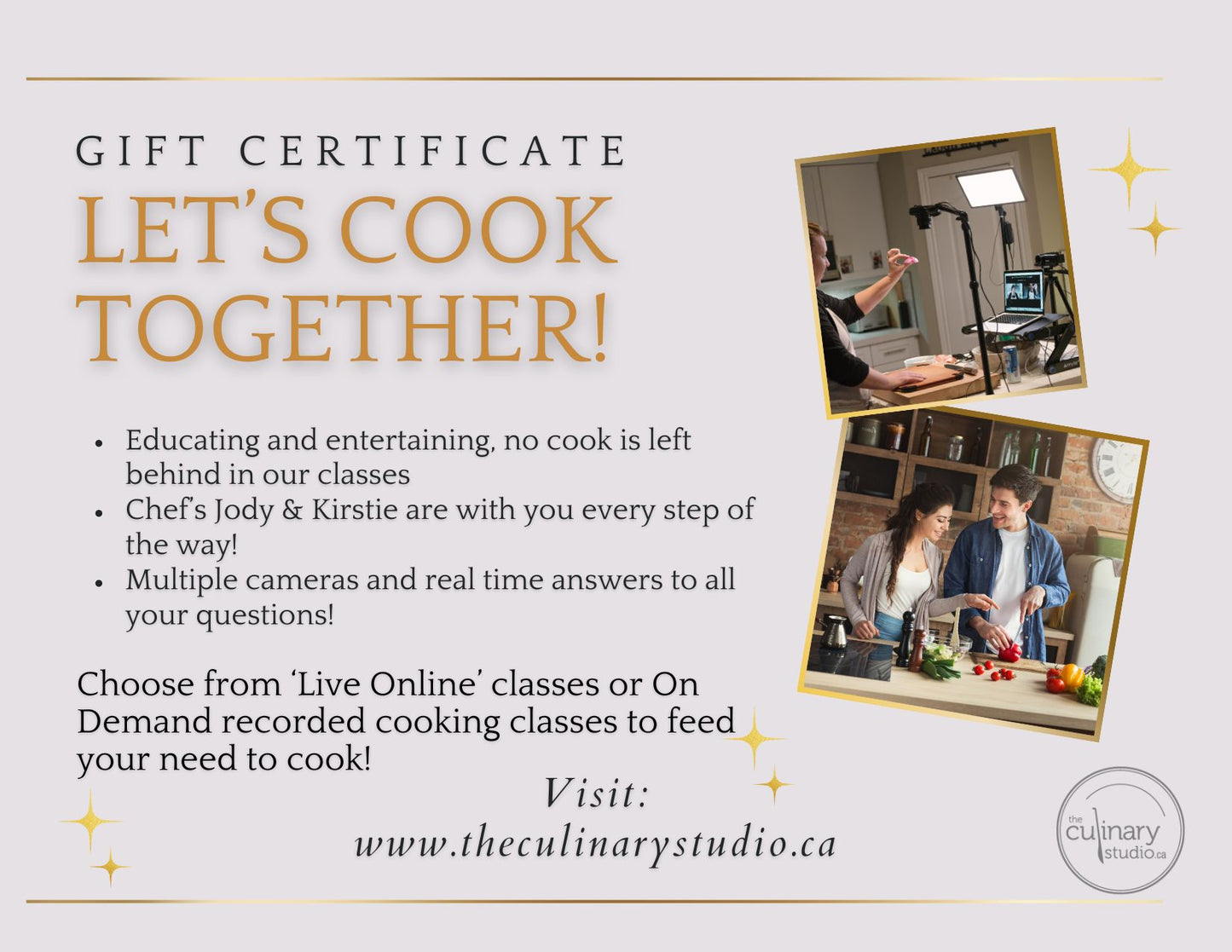 The Culinary Studio Gift Cards